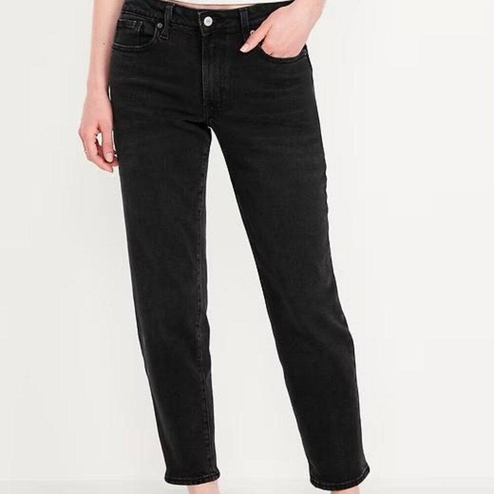 NWT Old Navy Mid-Rise OG Straight Ankle Jeans - Picture 2 of 6